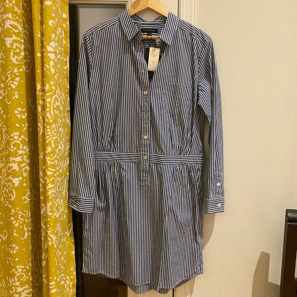 Banana Republic Shirt Dress Size 12